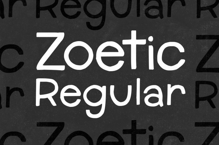 Zoetic Regular Font Download