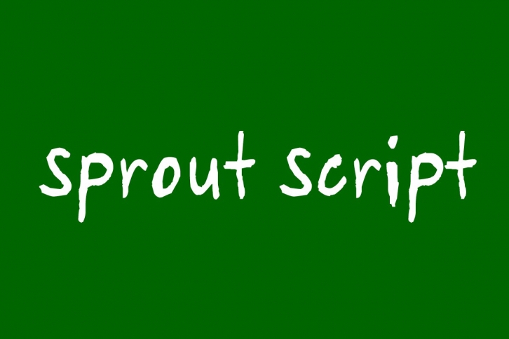Sprout Script Font Download