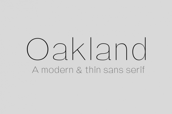 Oakland Sans Serif Font Download