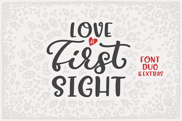 Love At First Sight Duo Extras Font Download