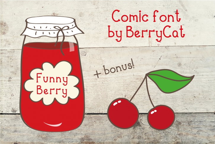 Funny Berry font Font Download