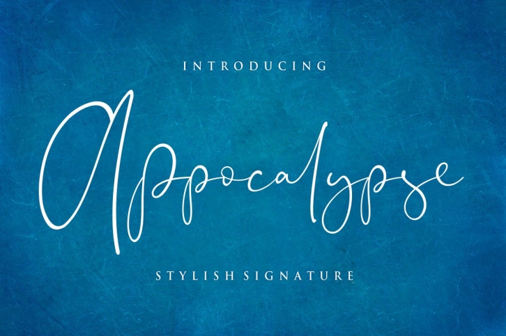 Appocalypse Signature Font Download