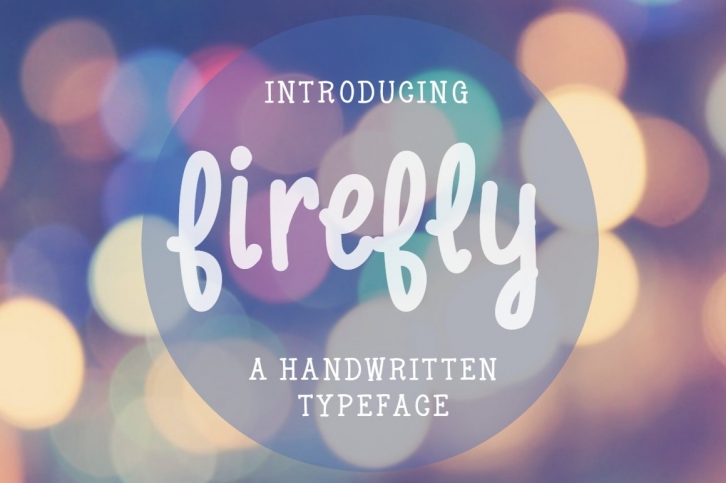 Firefly-handwritten font Font Download