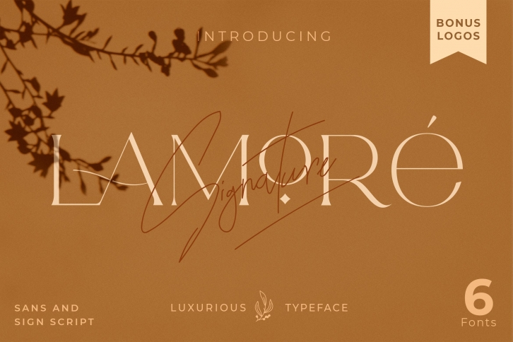 The Lamore Sans  Script Collection Font Download