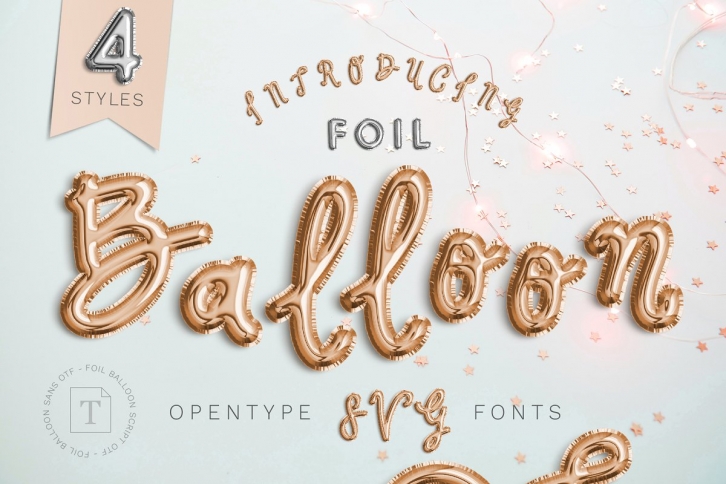 FoilBalloon Font Download