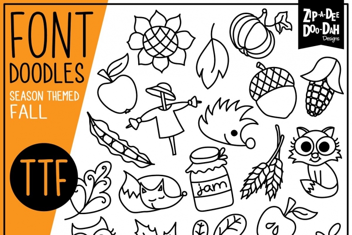 Fall Harvest Doodle Font Download