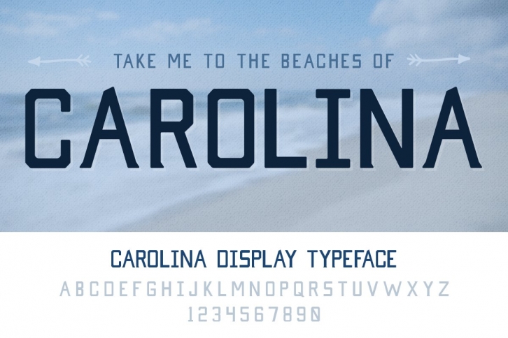 Carolina Display Typeface Font Download