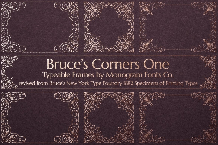 MFC Bruce's Corners One Font Download