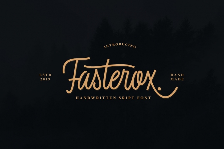 Fasterox Script Font Download