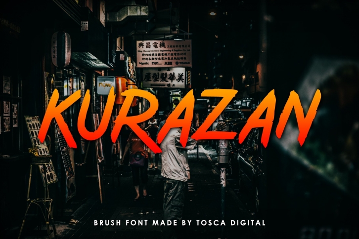 Kurazan Brush Font Download