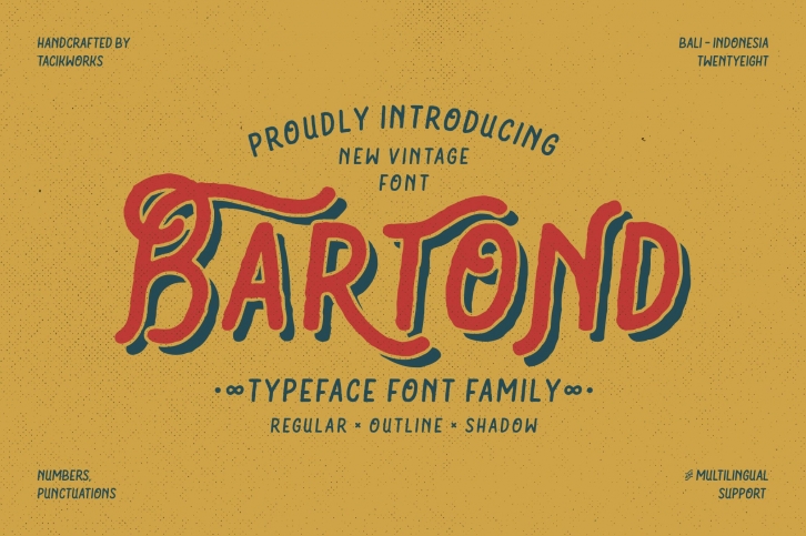 Bartond Typeface Font Download