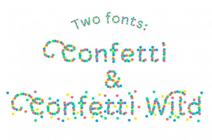 Confetti font Font Download