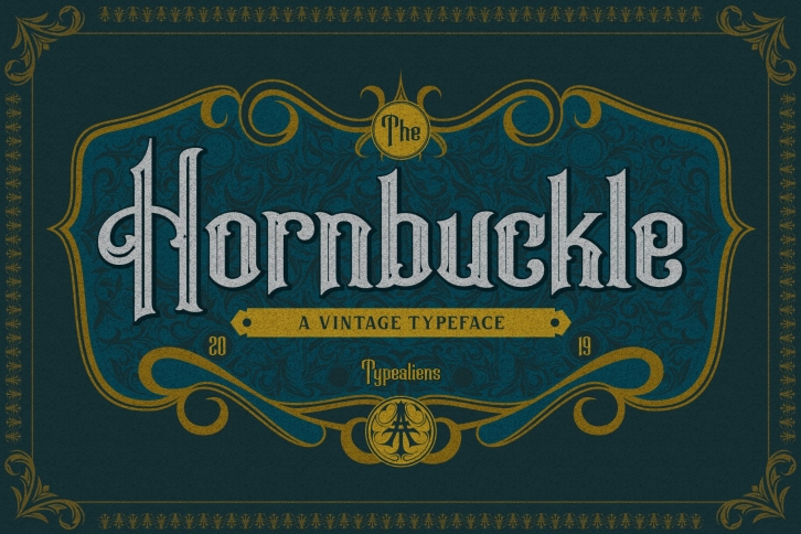 Hornbuckle + Extras Font Download
