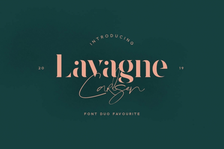 Lavagne Carlsen Type Font Download