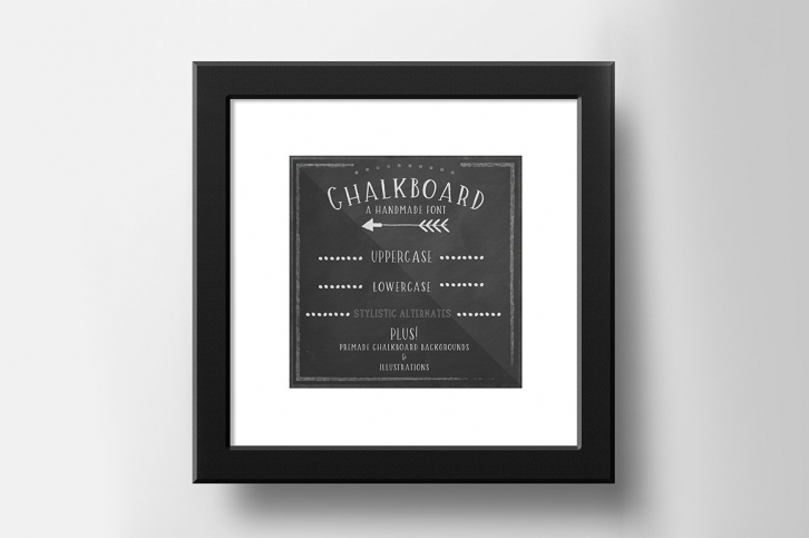 Chalkboard with Extras! Font Download