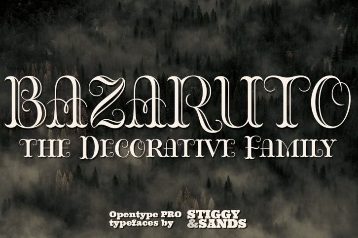 Bazaruto Decorative Family Font Download