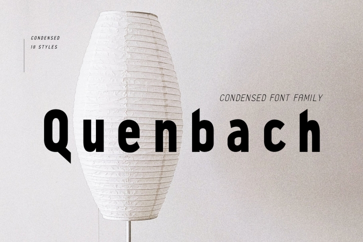 Quenbach Condensed Family Font Download