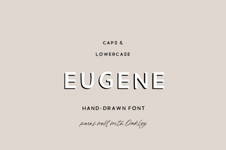 Eugene: Tough  Tender San Serif Font Download