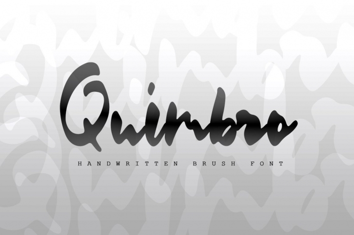 Quimbro Handwritten Brush Font Download