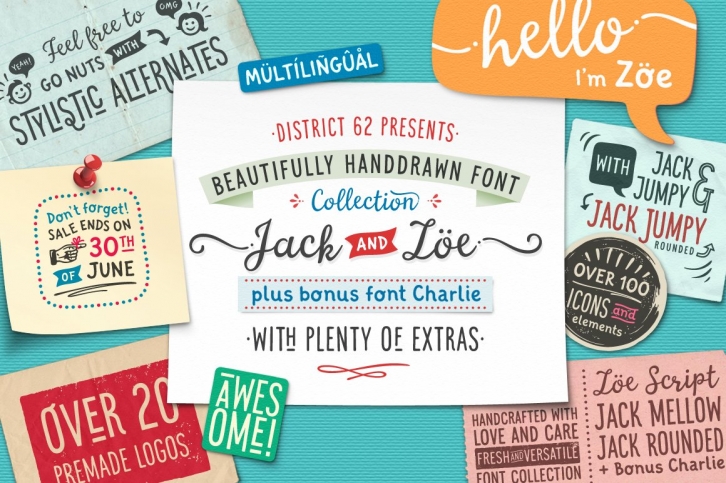 Jack and Zoe Collection Font Download