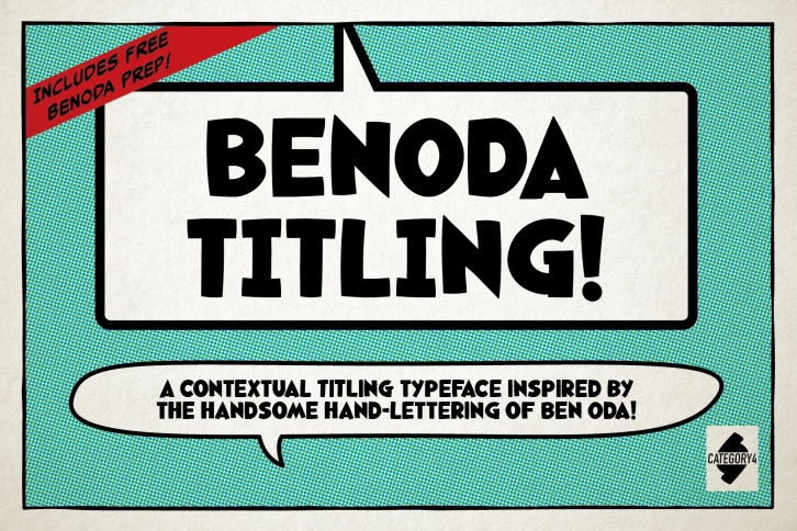 Benoda Titling Font Download