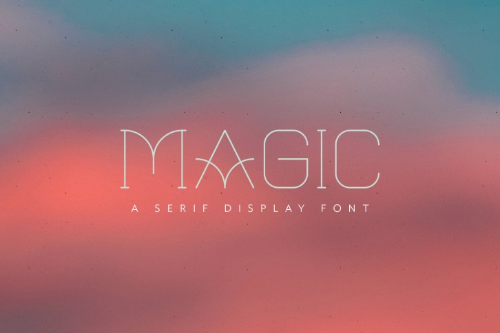 Magic All Caps Serif Monogram Font Download