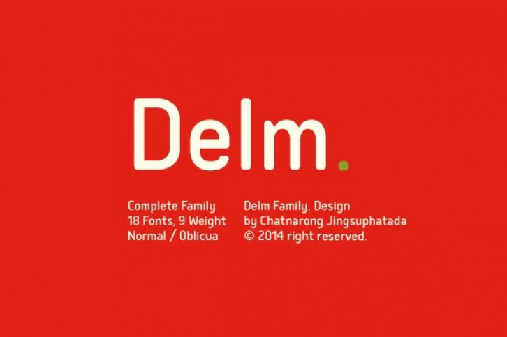 Delm (Update v1.1) Font Download