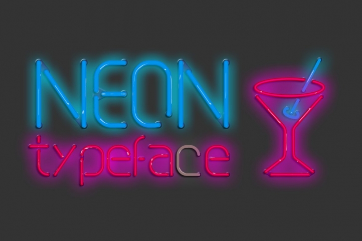 Neon Typeface Font Download