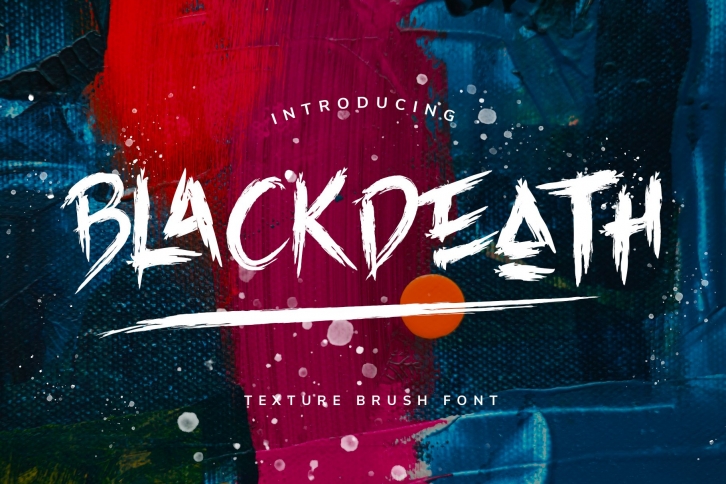 BLACKDEATH Brush Font Download