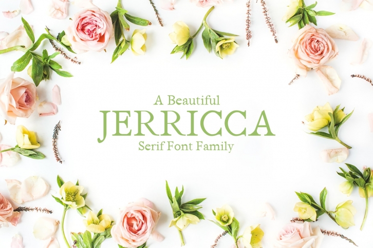 Jerricca Serif 4 Family Pack Font Download