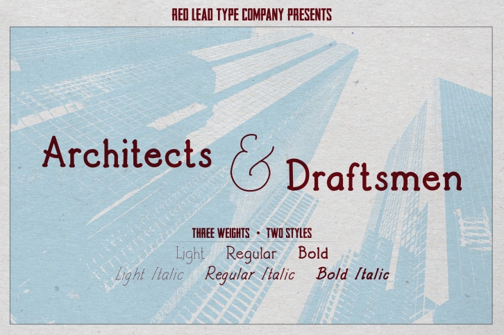 Architects and Draftsmen Font Download
