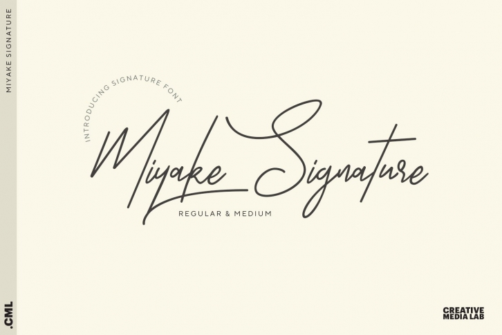 Miyake Font Download