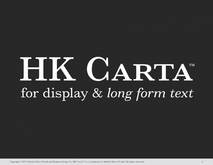 HK Carta Font Download