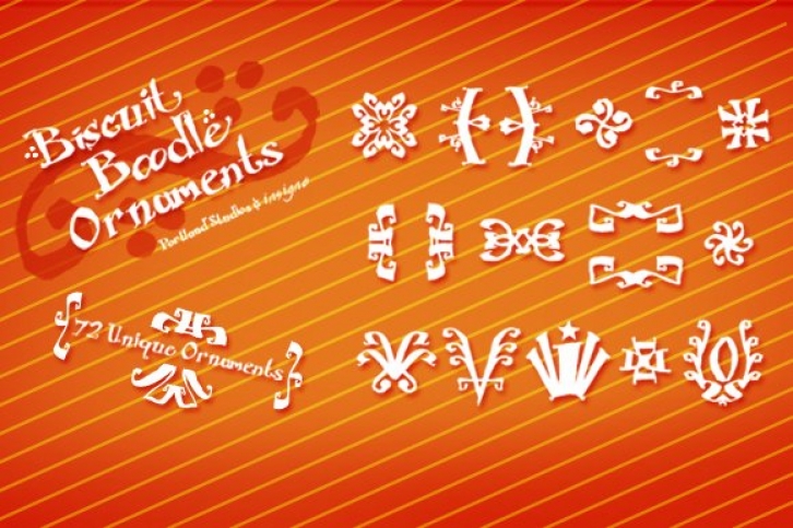 Biscuit Boodle Ornaments Font Download