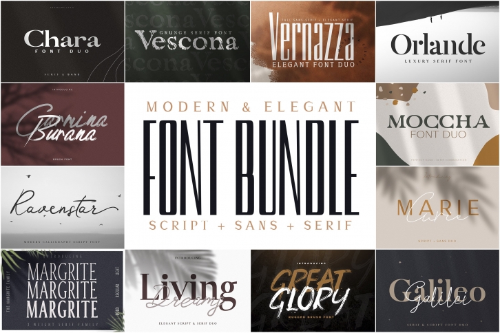 Modern  Elegant Bundle Font Download