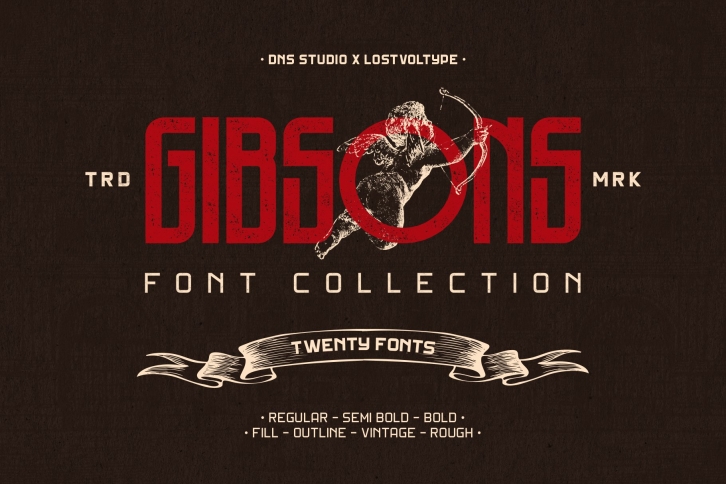 Gibsons Collection Font Download