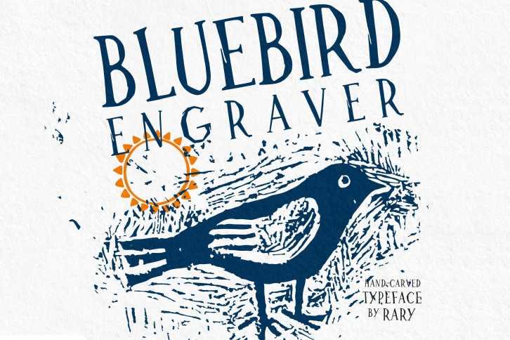 Bluebird Engraver Font Download