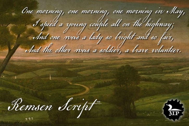 Remsen Script Font Download