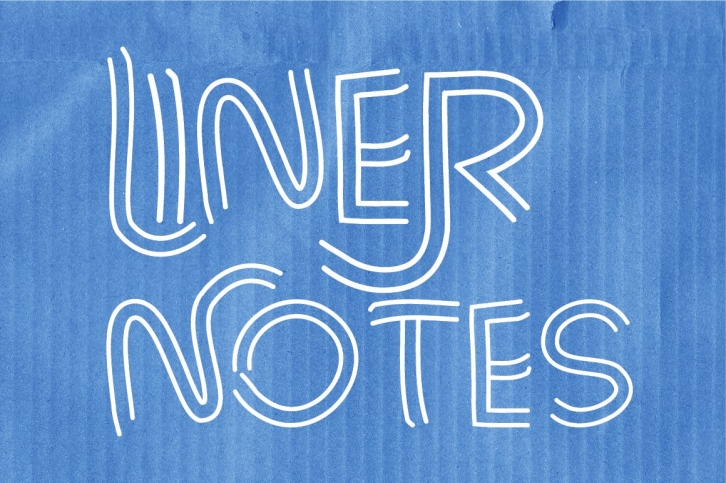 Liner Notes Bold Font Download