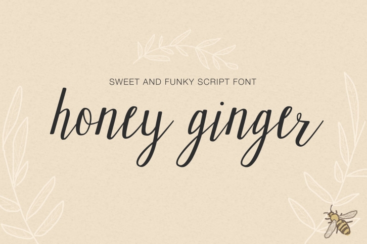 Honey Ginger Handwritten Font Download
