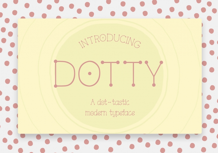 Dotty font + .ai speech bubbles Font Download