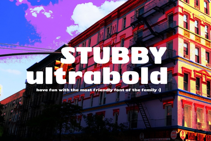 SALE! Stubby Ultrabold Font Download