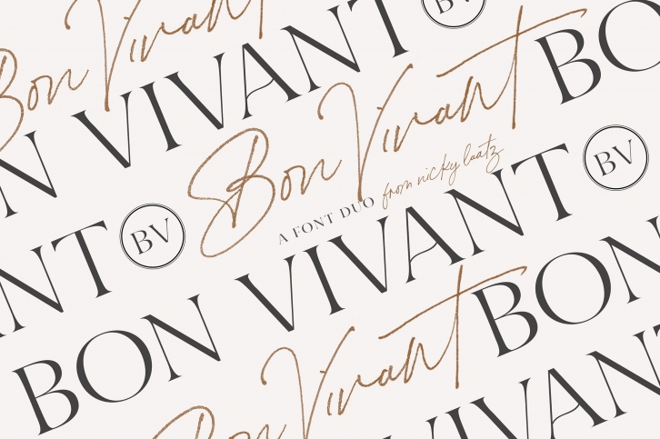 Bon Vivant Collection Font Download