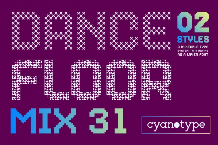 Dance Floor Mix 31 Font Download