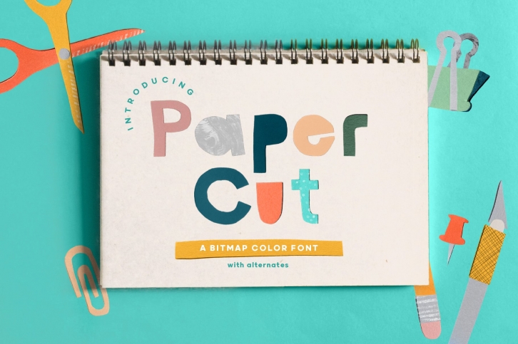 Paper Cut Handmade Font Download