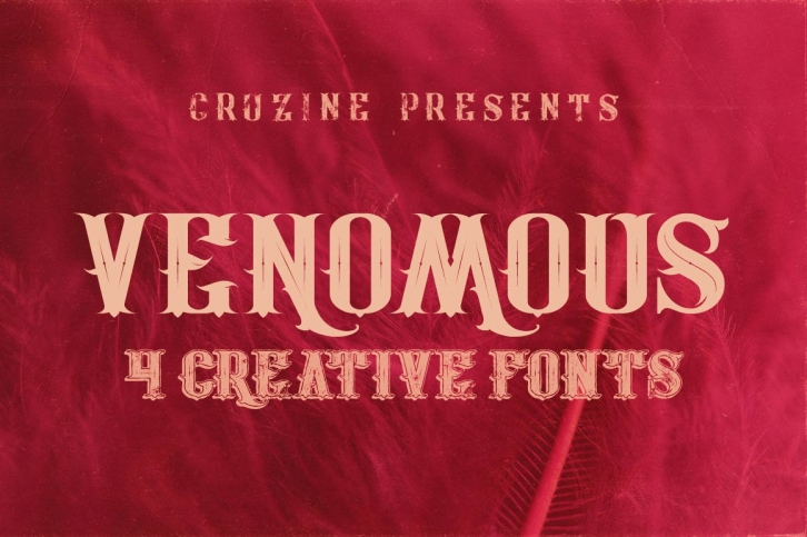 Venomous Typeface Font Download