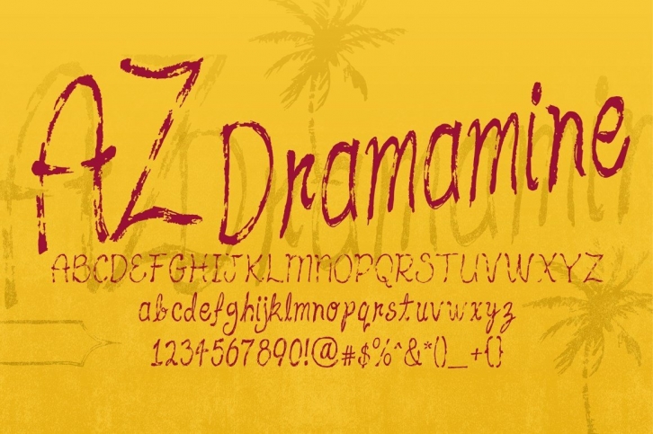 AZ Dramamine Font Download