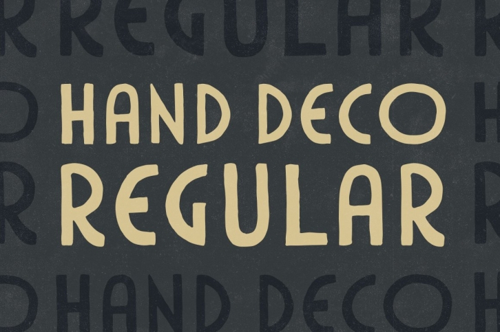 HandDeco Regular Font Download