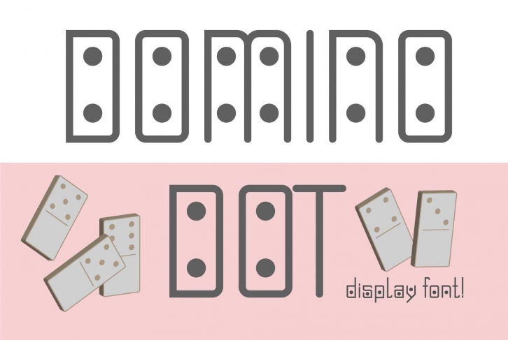 Domino-dot font duo! Font Download