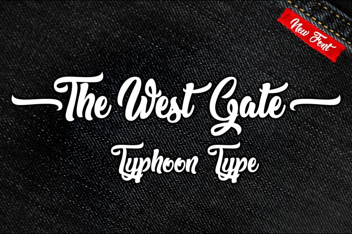 The West Gate font Font Download